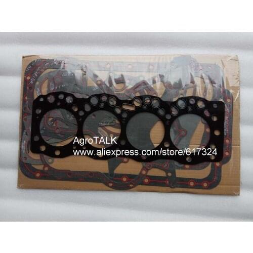 Set of gasket kits including the cylinder head gasket for YTO engine model LRD4100ZT53B, part number