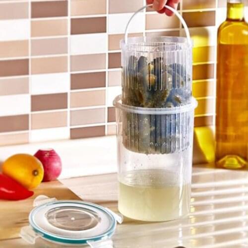 Pickle Storage Container with Strainer Insert The Ultimate Kitchenware Food Saver for Preserving and Keeping Edibles Fresh