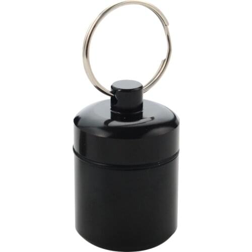 Aluminum Alloy Small Medicine Cartridge With Aluminum Sealed Impermeable Ring Earphone Storage Jar