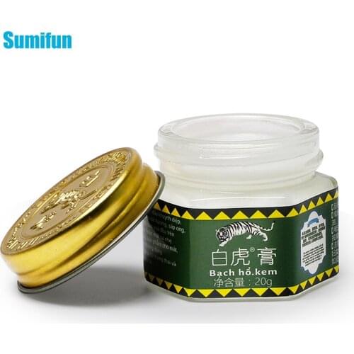 20g Thailand Tiger Balm Ointment Painkiller Ointment Muscle Pain Relief Ointment Soothe Itch Essential Balm