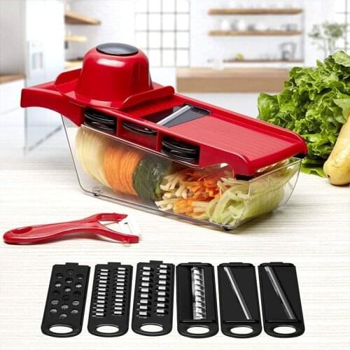 Multifunctional Vegetable Cutter Mandoline Slicer Fruit Potato Peeler Vegetable Chopper Grater Food Slicer Kitchen Accessories