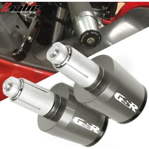 Motorcycle accessories CNC 22MM Handlebar Grips Handle Bar Cap End Plugs For SUZUKI GSR 600 400 750 GSR750 GSR600 GSR400