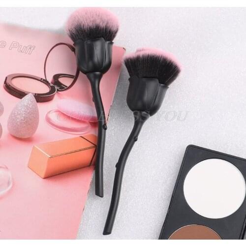Pro Rose Flower Kabuki Makeup Brush Set Cosmetic Foundation Powder Brushes Tool Drop Shipping