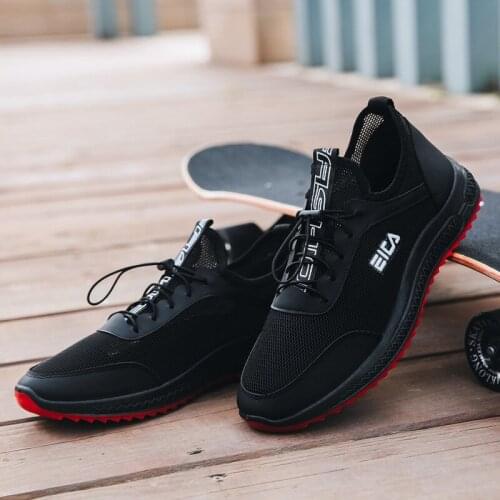 2019 spring and autumn new fashion mens shoes Korean casual mens trend breathable mesh shoes