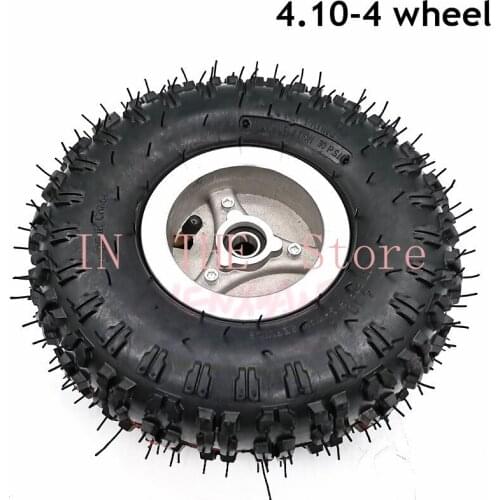 4.10-4 tire hub rim 4.10-4 tire and tube for ATV 4WD go kart 47cc 49cc
