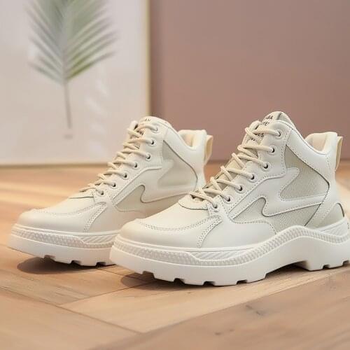 Fall new style low heel fashion Martin boots female casual middle tube student trendy womens boots/P10