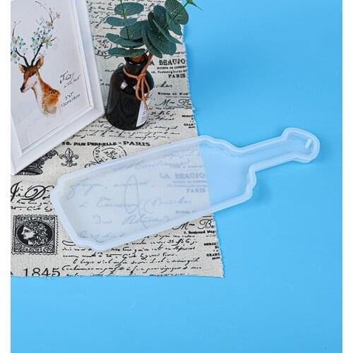 Paddle Shape Tray Epoxy Resin Mold For Handmade DIY Coaster Mirror Silicone Mould Snack Fruit Storage Tray Home Ornaments Making