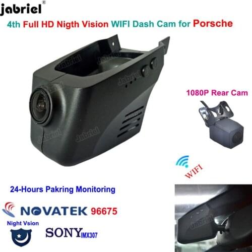 Full HD 1080P Hidden WIFI Night Vison Dash Cam Car DVR Camera for Porsche Cayenne Macan Panamera 718 Cayman Boxster 911 Carrera