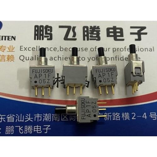 1PCS Imported Japanese FUJISOKU AP1F-2M-Z mini button switch 3-pin reset power button 0.05A