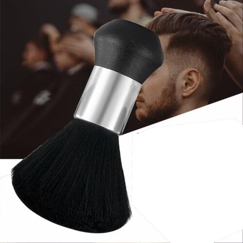 1PC Soft Black Neck Face Duster Beard Brushes Barber Hair Cleaning Hairbrush Salon Cutting Hairdressing Styling Makeup Tools