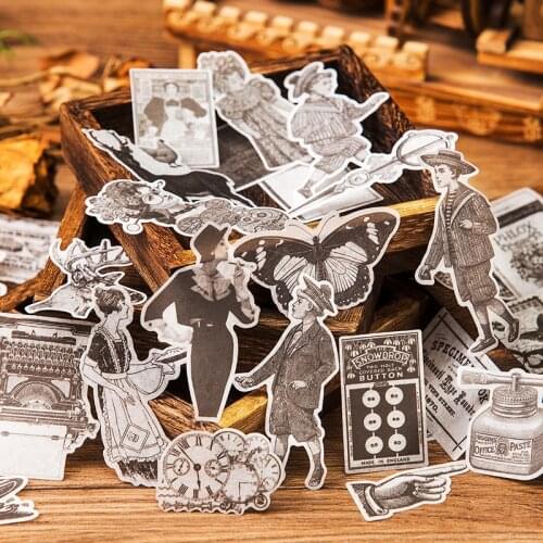 10sets/lot Kawaii Stationery Stickers Character Flowers Diary Planner Decorative Mobile Stickers Scrapbooking DIY Craft Stickers