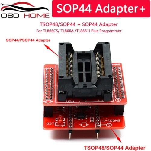 100% Original V3 SOP44 Adapters SOP44 TSOP48 adapter socket for TL866 TL866CS TL866A TL866II Plus Universal Programmer