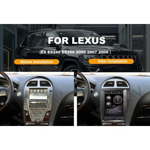12.1 inch Car Radio GPS Navigation For-Lexus ES240 ES350 2006-2008 Car GPS Multimedia Player