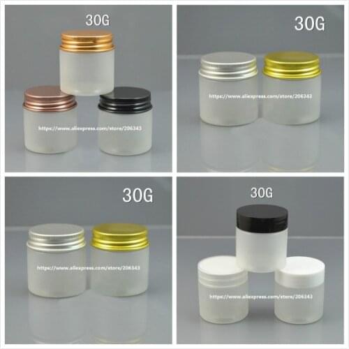 30G frosted plastic PET bottle/jar /pot for eye cream/essence/moisturizer/gel/art nail pot/skin care cosmetic packing