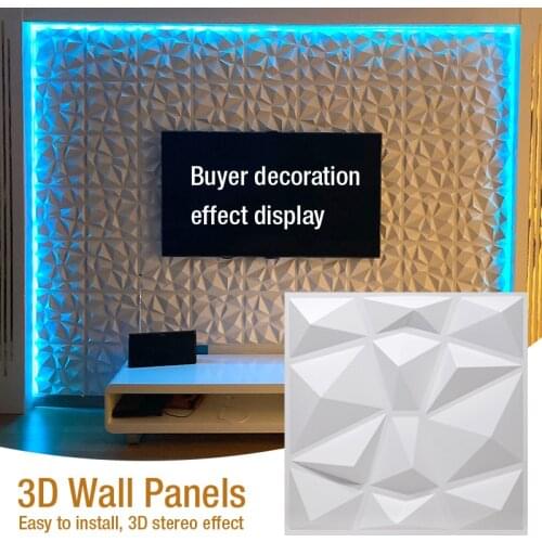3D Tile Panels Mold Plaster Wall Stone Wall Art Decor 3D Wall Sticker Living Room Wallpaper Mural Bedroom Decoraing room 30x30cm