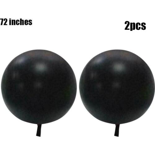 72 Inchs White Latex Giant Round & Oval Balloons Wedding Decoration Helium Big Giant Ballons Birthday Party Inflatable Air Ball