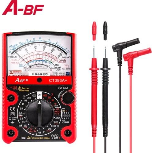 A-BF Pointer Type Multimeter Protective Function Analog Multimetro Precision Electrician Mechanical NCV Tester Anmeter Voltmeter