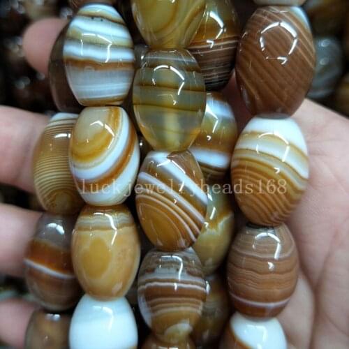 Free shipping Women Fashion Jewelry 13x18mm Onyx Carnelian Rice Women Men Spacers Art Loose Beads 15.5" FG7905