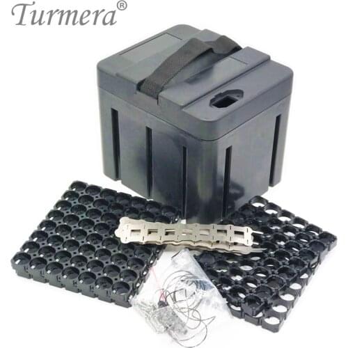 13S8P 48V E-bike Lithium Battery Case For 18650 Battery Pack Include Holder and Strip Nickel Offer Place 104 pieces Cell