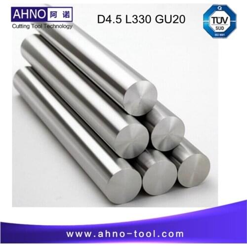 D4.5mm+0.3~0.5mm; L=330; Unground Rods Tungsten Carbide Rod GU20 Without coolant holes 5pcs/lot