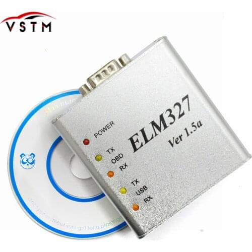 ELM327 USB Metal Aluminum ELM 327 Metal Case Elm 327 USB V1.5/V1.5a Support All OBD2 OBDII Protocols Auto Car Diagnostic Scanner