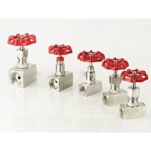 Needle Valve Thread J13W 160P DN25 DN20 DN15 DN10 DN6 SS304 High Pressure Female to Female Cut-off Valves Stainless Steel 304