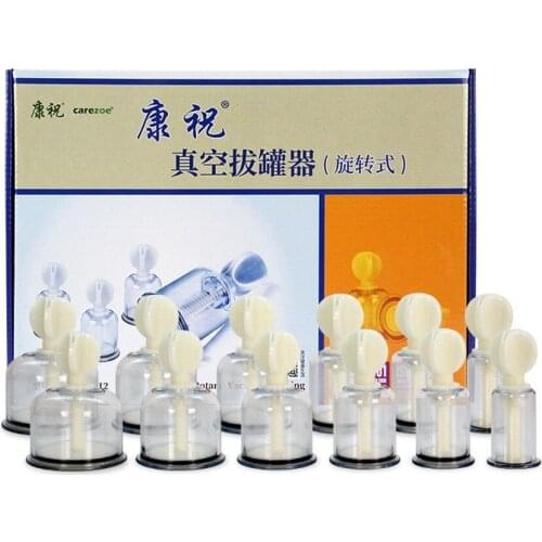 JYTOP12 Pot Knob Cupping Massager Chinese Traditional Vacuum Cupping Full Body Manual Massage Tool