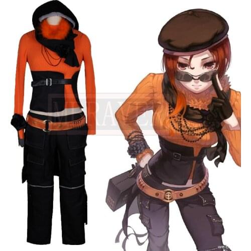 RWBY Leader of Team CFVY Coco Adel Cosplay Costume Custom Made Free Shipping