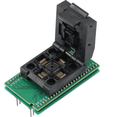 Top Deals QFP48 to DIP48 IC Test Socket 0.5mm Picth LQFP48 to DIP48 Programming Adapter/TQFP48 to DIP48 Adapter