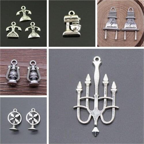 Malzahar Lantern Kerosene Lamp Charms diy jewelry bracelet charms for jewelry making kit accessories