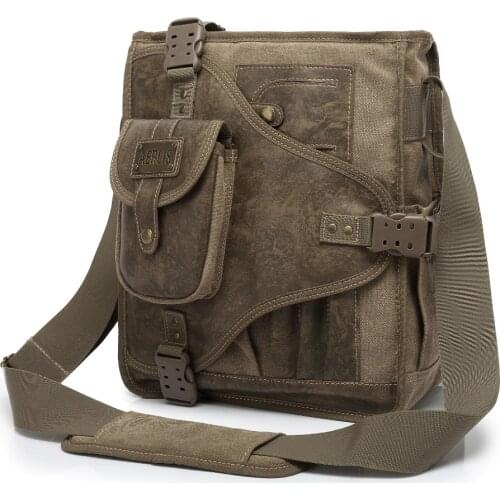 Man Messenger Shoulder Bag 2020 Canvas Business Casual Zipper Handbag Male Satchel Cross Body Bags Men A4506