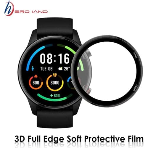 For Xiaomi Mi Smart Watch Color Sports Version Smartwatch Screen Protector 3D Full edge Soft Protective Film Cover Protection