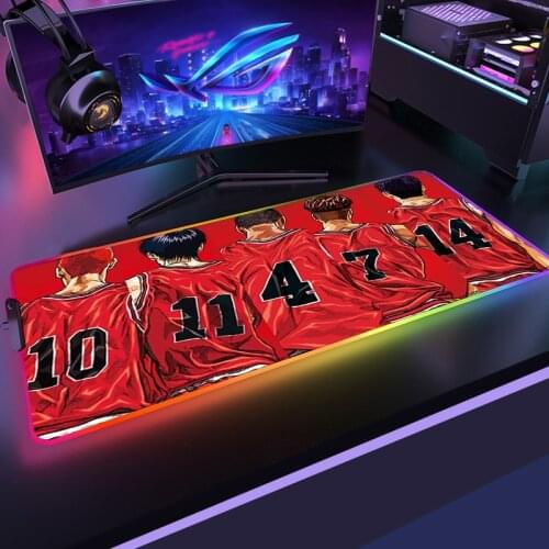 Slam Dunk Desk Mat Mouse Pad Large Pc Gaming Mause Ped Mousepad RGB Keyboard Mouse Mats Xxl LED Mice Keyboards Computer Office