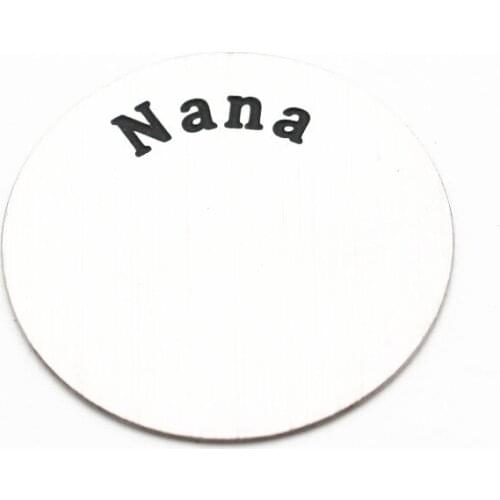 Newest 10pcs/lot Stainless steel 22mm large silver Nana window plate floating plate for 30mm floating locket Glass locket