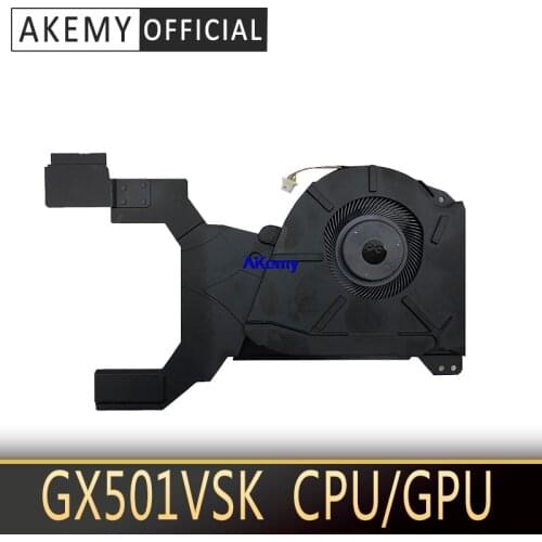 New Laptop CPU/GPU cooling Radiator Heatsink Fan for For Asus ROG Zephyrus GX501 GX501vsk ND75C18-17C09 ND75C19-17C10