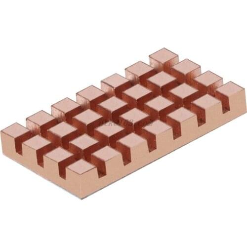 32x18MM M.2 SSD 2260 NGFF 2242 Computer Laptop Solid Hard Disk Ultra-thin Copper Fin Cooling Cooler Silent Heat Sink Radiator