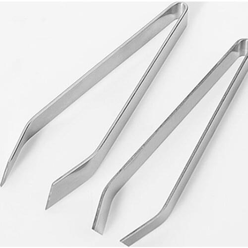 Stainless Steel Fish Bone Remover Pliers Pincer Puller Tweezer Tongs Pick-Up Utensils Kitchen Seafood Tool