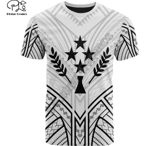 PLstar Cosmos 3DPrint Tribal Culture Kosrae Polynesian Tattoos Turtle Man/Woman Harajuku Streetwear Tshirts Short sleeve-a2