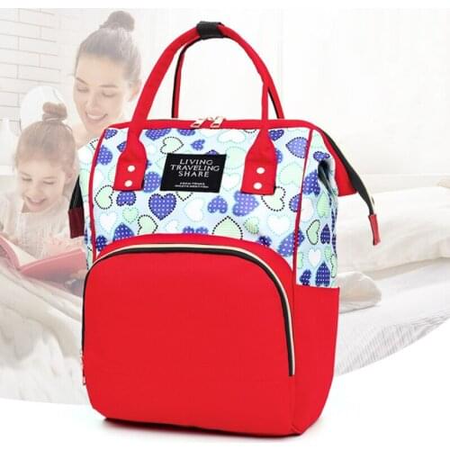 Nappy Backpack Mummy Large Capacity Nappy Bag Stroller Bag Mom Baby Multi-function Waterproof Outdoor Travel Diaper Bags