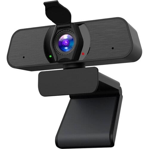2K Webcam USB Built-in Microphone Driver-Free Webcam Is Suitable for Live Broadcast, Video Call, Online Meeting
