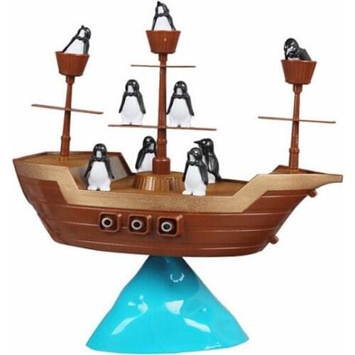 High quality Balance the penguin pirate ship Educational toys parent-child interaction toy baby kids best gift