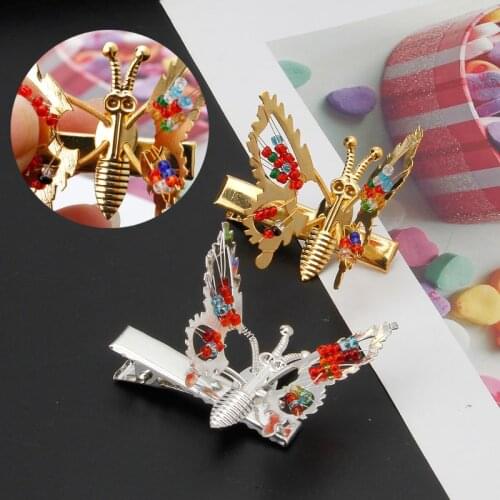 1Pc Girls Lovely Hollow Out Bow Butterfly Hairpins Headpiece Barrettes Hair Accessories Hair Clip For Children