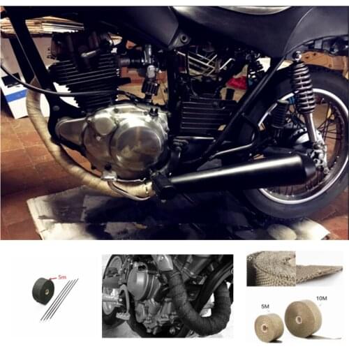 Motorcycle car parts exhaust pipe modification fire insulation cloth for YAMAHA RD500 FJ600 FZ600 SRX600 YX600 RADIAN FZ700