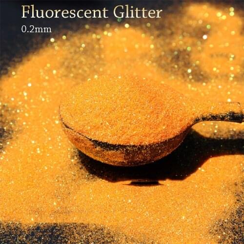 50g/Bag Fillers Starry Glitter Fluorescent Nail Eyeshadow Polyester Rainbow 1/128' Superfine Slime Shiny Artcraft Glitter 0.2mm