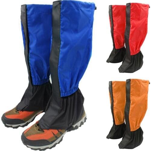 1 Pair Outdoor Hiking Climbing Waterproof Sand Snow Protection Leg Gaiter Cover