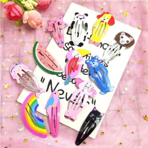 1PCS Lovely Girls Elegant Animal Paradise Child Scrub Hair Clip Sweet Hair Scrunchy BB Hairpins Barrettes Women Hair Accessories