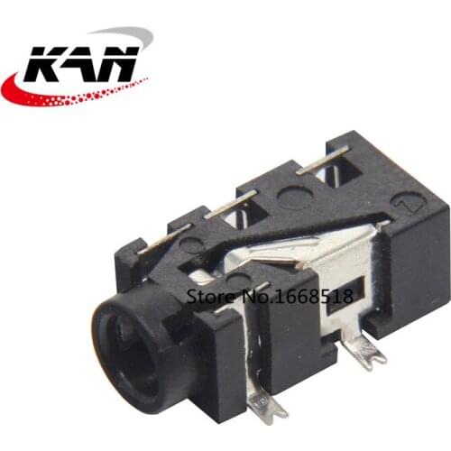 10PCS 3.5mm Female Audio Connector 5 Pin SMT SMD Headphone Jack Socket PJ-327F