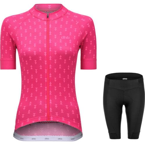 2021 DHB Ladys Solid color Cycling Jerseys Summer Breathable Anti-sweat Cycling Clothing Triathlon Bike Clothes Ropa Ciclismo