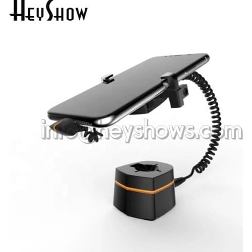 5PCS Mobile Phone Security Burglar Alarm Holder System Smartphone Anti-Theft Device Display Stand With Bluetooth Remote Control