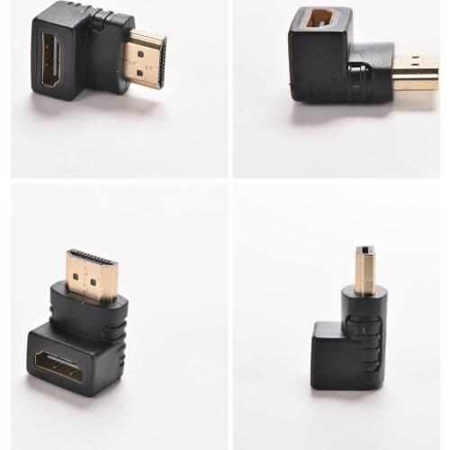 HDMI 90 degree right-angle adapter HDMI 270 degree HDMI male to female HDMI elbow connector